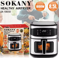 Air Fryer Еърфрайър SOKANY 8.5L Дигитален дисплей