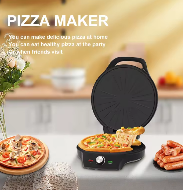 Пица мейкър SOKANY 32 см Двустранно нагряване, Незалепващо покритие
