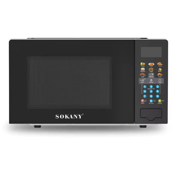 Микровълнова Фурна SOKANY 20L  1100W  Тъч контрол, Въртяща чиния