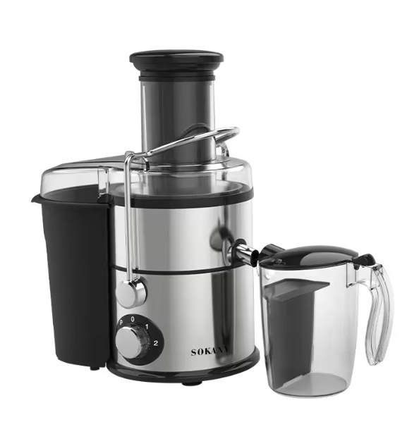 Сокоизстисквачка 4в1 SOKANY 1200W, Блендер и Мелачка, 2 скорости