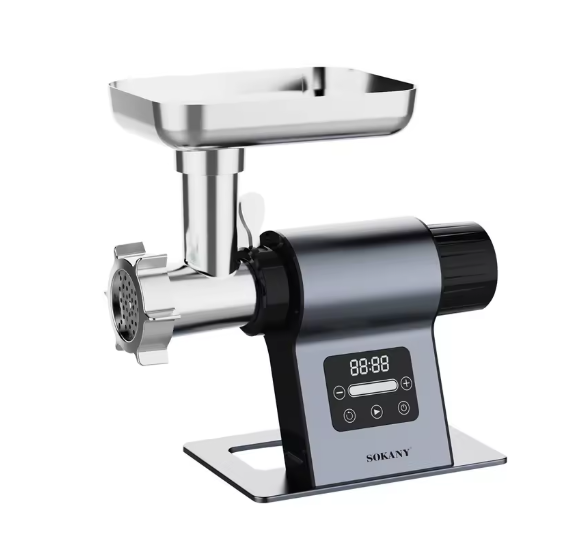 Електрическа Месомелачка SOKANY  3800W Метална  С 3 решетки, Тъч Панел