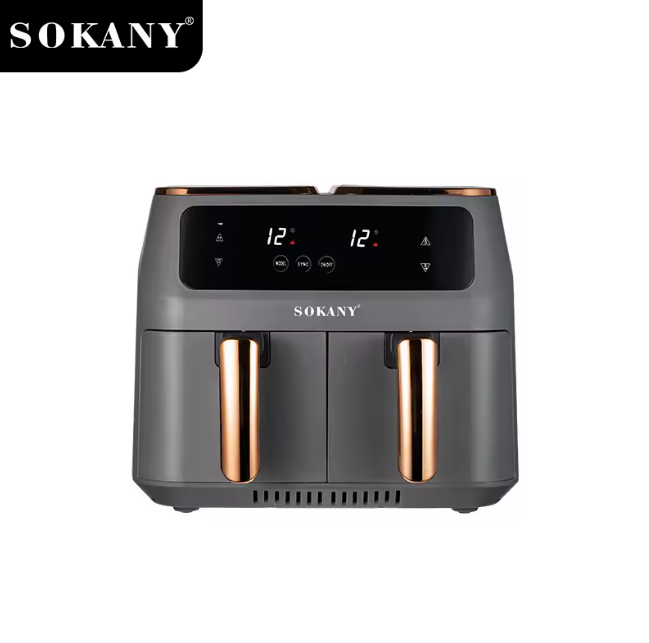 Двоен Еърфрайър SOKANY 8L  Две кошници, Дигитален